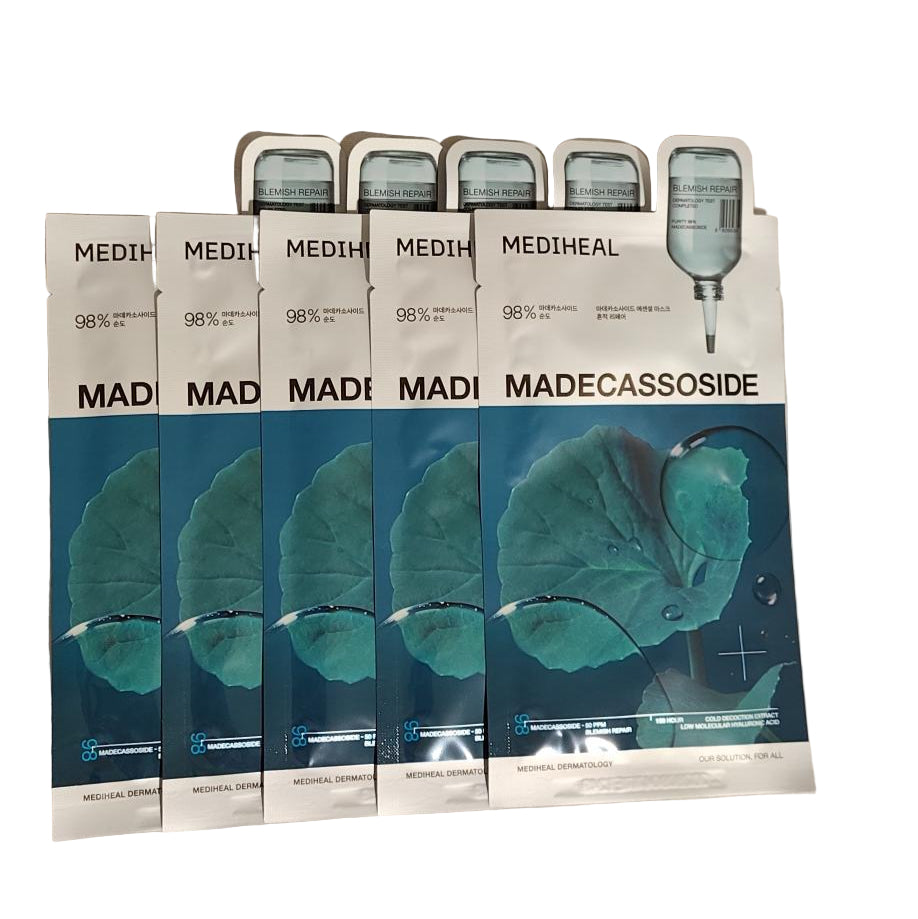 MEDIHEAL Madecassoside Essential Mask Sheet Blemish Repair- 5pk