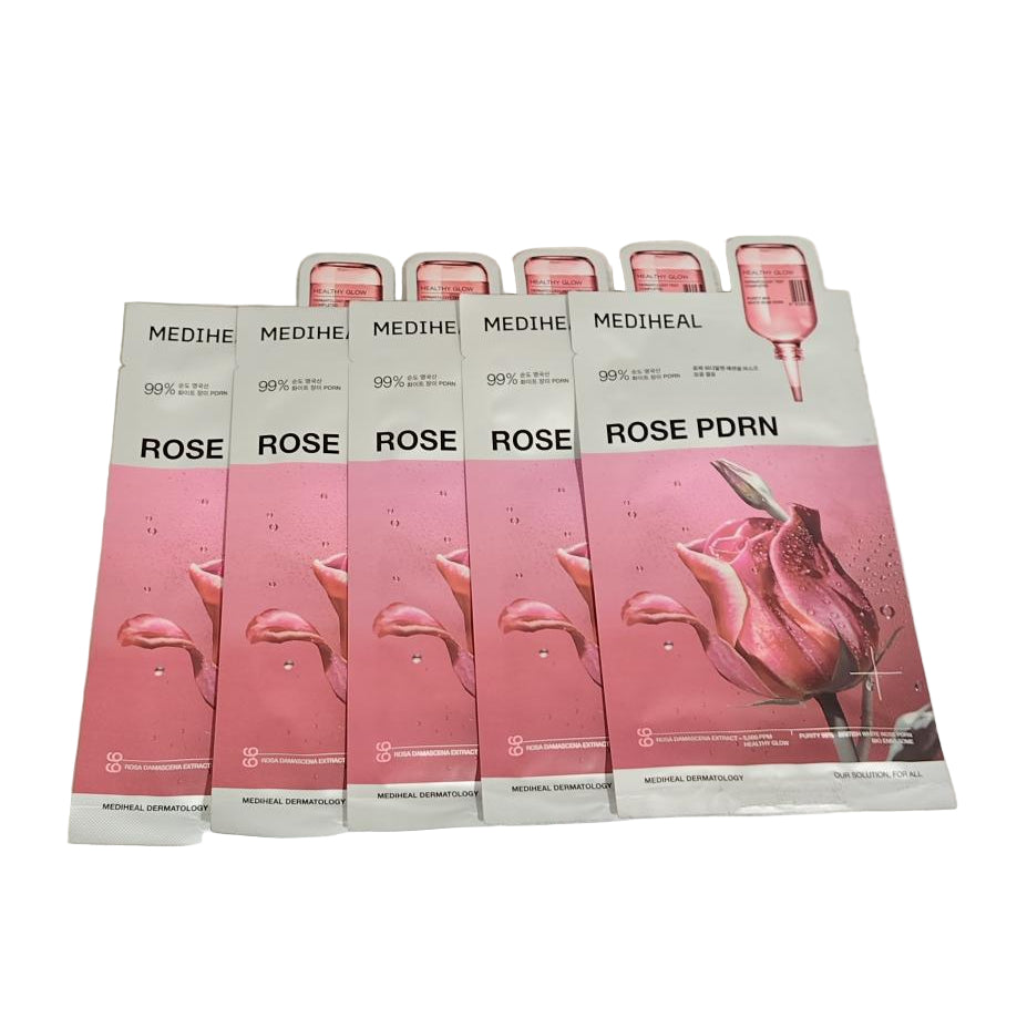 MEDIHEAL British White Rose PDRN Essential Mask Sheet Bio Emulsome- 5pk